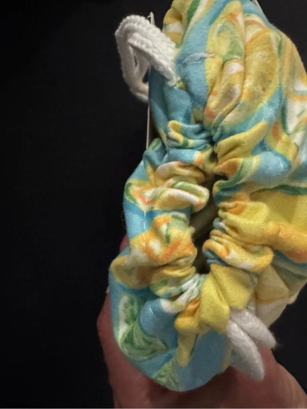 NWT EttaVee Lemon Print Beach Towel & Travel Bag - Blue & Yellow